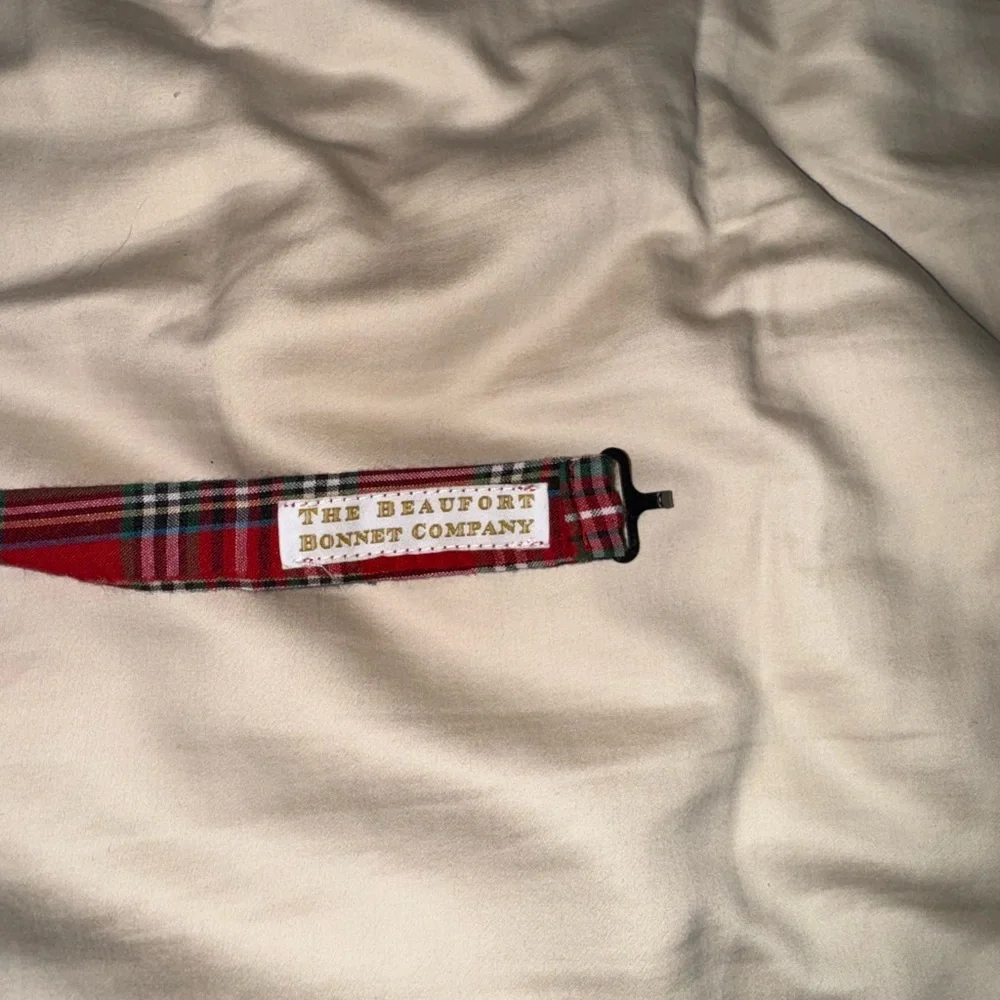 The Beaufort Bonnet Company Red Plaid Kids Bow Tie